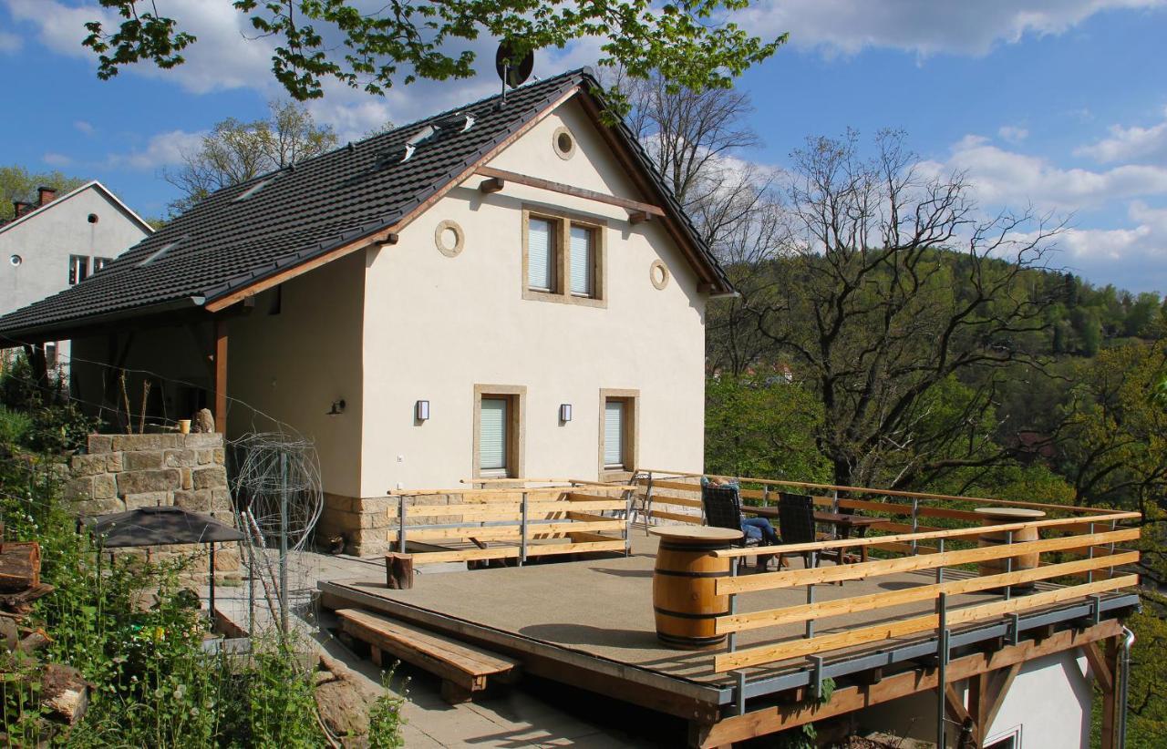 Luxusboofe - Ferienhaus Am Lilienstein Königstein an der Elbe Exterior foto