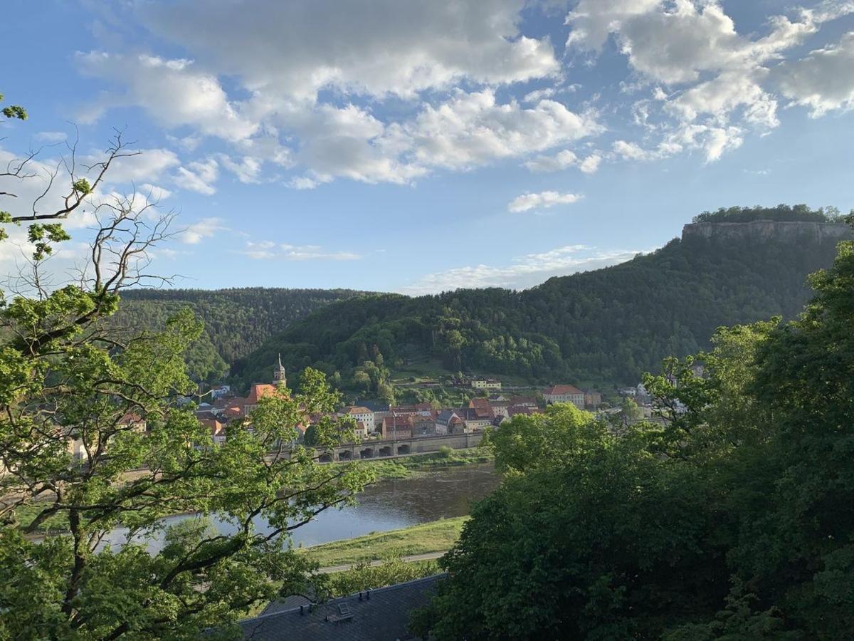 Luxusboofe - Ferienhaus Am Lilienstein Königstein an der Elbe Exterior foto